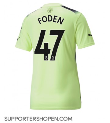 Manchester City Phil Foden #47 Tredje Matchtröja Dam 2022-23 Kortärmad